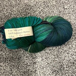 cherry Tree Hill Hand-Dyed Superwash Merino Yarn Skein -Everglade